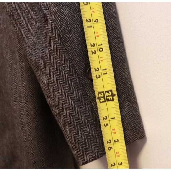 Lauren Ralph Lauren Mens Houndstooth Wool Sport Coat Blazer Suit Jacket Sz 47L - Picture 8 of 11